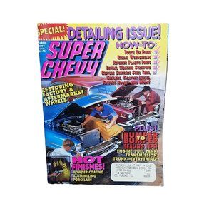 Super Chevy Magazine March 1991 Detailing Issue 70 Nova Heck Racing Cars